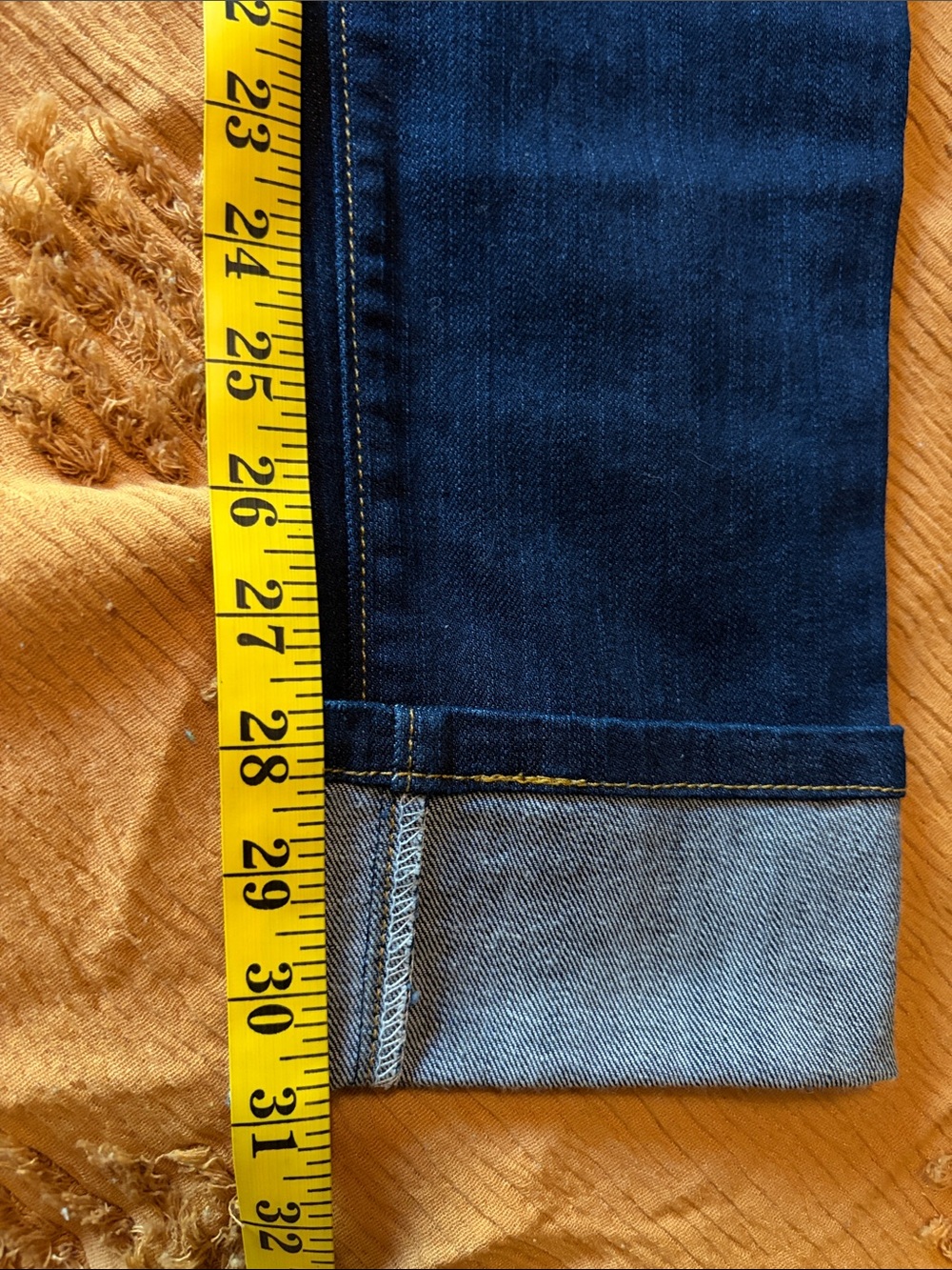 Detroit Denim Co. Women's 27 SL Straight Leg Jeans Dark Wash Made in USA Rare - Picture 7 of 7